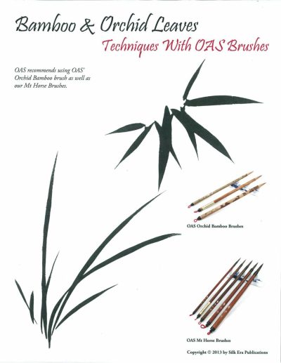 Lessons | Bamboo and Orchid Leaves Techniques With Brushes Lessons Lessons